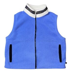 Vintage Taos Fleece Works Southwestern  Woman Vest Made In USA Sz Small